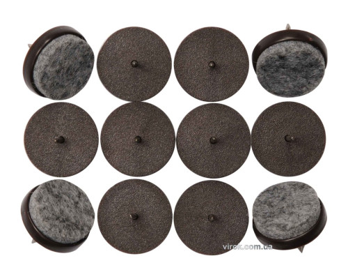 Прокладки пластикові фільцеві на цвях VOREL 20мм, набір 12шт [16/288]