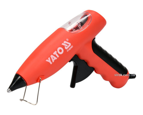 Пистолет клеевой сетевой YATO Ø=11 мм, P=20 (80) Вт. для стержней [12/48]