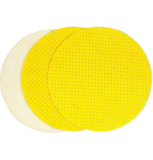 Диск шліфувальний перфорований на липучці по штукатурці до шліфмашини YATO: G80, Ø= 225мм, 3 шт [33]