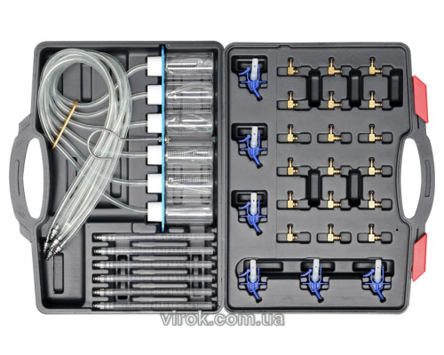 Диагностический набор YATO для форсунок переливной, 31 шт. [5]