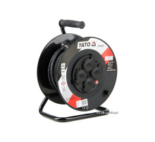 Подовжувач мережевий YATO : l= 30м. до 16 А на котушці; кабель 3-жильний S=1,5 мм² [2/36]