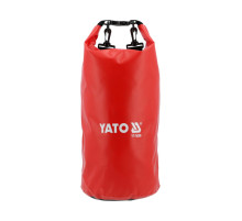 Сумка-рюкзак водонепроницаемая YATO с 2 плечевыми ремнями, 10 л, 20х 49 см, из ПВХ брезента [50]