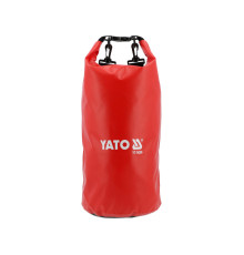 Сумка-рюкзак водонепроникна YATO з 2 плечовими пасами, 10 л, 20х 49 см, з ПВХ брезента [50]