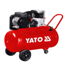 Компресор мережевий професійний YATO 230 В, 2.2 кВт,тиск ≤ 8 Bar,под.повітря-199 л/хв, ресивер-100 л