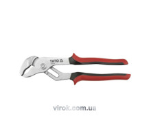 Кліщі переставні YATO : нікельовані, L= 250 мм [6/36]