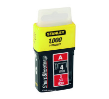 Скоба для степлера STANLEY "Light Duty" тип "А", h=4 мм, 1000 шт.