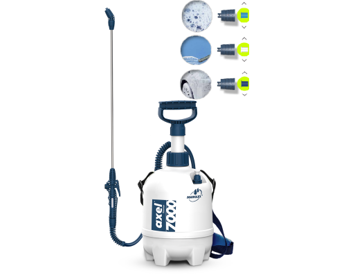Піногенератор ранцевий MAROLEX Axel 3000 : 7 л, 0,4MPa, EPDM. 3 режими піни. шт.60см-шл.170см. [1]