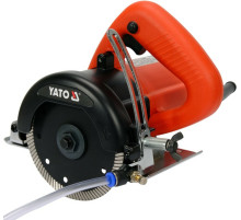 Плиткорез марежевый YATO 1400 Вт, Ø= 125/25,4 мм, 230В макс рез-38 мм. подача воды [4]