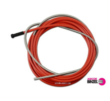 Спіраль подаюча червона ABICOR BINZEL : 2.0 x 4.5 x 340 мм, для дроту 1.0 - 1.2 мм