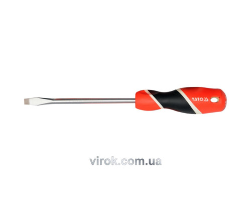 Викрутка плоска YATO : шліц SL8 х 150 мм [6/24/96]