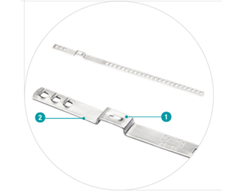 Хомут пильника ШРКШ з нержавіючої сталі NORMA W4: Ø= 25-50 мм