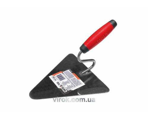 Кельма трикутна YATO : 200 х190 мм, нержавіюча [10]