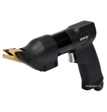 Ножиці пневматичні кутові YATO по листовому металу t≤ 1.4 мм, при тиску- 0,63 MPa, 141 л/хв [10]