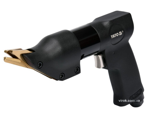 Ножницы пневматические угловые YATO по листовому металлу t≤ 1.4 мм, при давлении – 0,63 MPa, 141 л/мин [10]