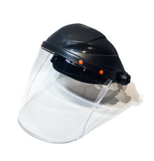 Щиток захисний з полікарбонату VIROK  для обличчя , прозорий з захистом від ультрафіолету UV 400