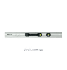 Лінійка столярна VOREL : алюміній, 2 вічка, L= 600 мм [12/24]