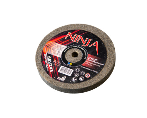 Круг для точила на керамічній зв'язці NINJA 150х16х12,7 мм F60 ТМ VIROK, твердість L