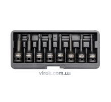 Набор отверточных ударных ударных YATO : RIBE M5-M13. квадрат 1/2". 8 Ед. [15]