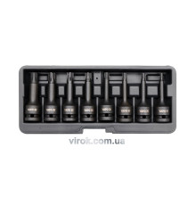 Набір насадок викруткових ударних YATO : RIBE M5-M13. квадрат 1/2". 8 Од. [15]