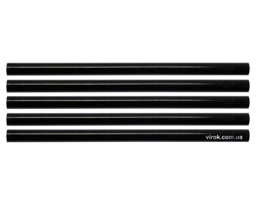 Стержні клейові YATO Ø=11,2 х 200 мм, чорні.уп. 5 шт. [40/120]