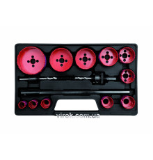 Пили кільцеві BI-METAL YATO : HSS M3, Ø=19-76 мм. Набір 15 шт. [5]