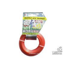 Жилка для тримера "ЗІРКА" TM VIROK : Ø= 2.7 мм, l= 15 м