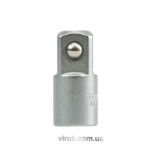 Перехідник для головок торцевих YATO : квадрат 1/4"(F) - 3/8" (М), L=25 мм [10/250]