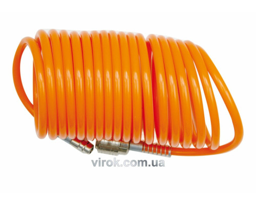 Шланг пневматичний VOREL Ø= 6х8 мм, l= 15 м з швидкознімним з'єднанням [25]