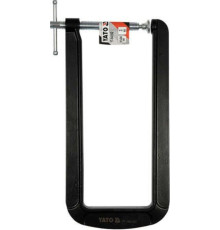 Струбцина з гвинтовим затискачем YATO, тип "С" глибока, 101х 304 мм [6/12]