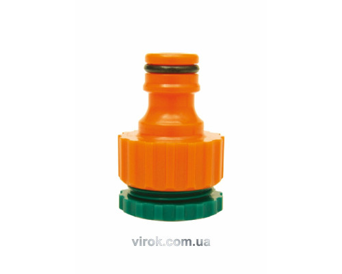 Адаптер зовнішній FLO для крана 3/4"-1/2" /ABS/ (БЛІСТЕР) [24/288]