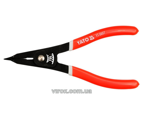 Щипці розпорні для стяжних хомутів YATO, l= 225 мм [12/72]