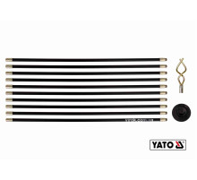 Прути гнучкі, сполучні, для очищення каналізації YATO: Ø=20мм, l=93см, з 2 наконечниками, 10 шт [8]