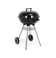 Гриль круглий вугільний LUND, решітка Ø= 41см, на 4 ніжках/ 2 колеса з кришкою; 47х44х73 см