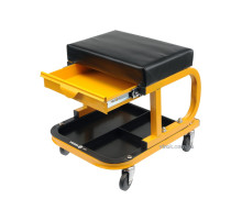 Табурет на колесах VOREL с ящиком и полкой для инструментов [4]