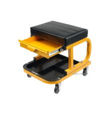 Табурет на колесах VOREL з шуфлядою і полкою для інструментів [4]