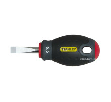Отвертка плоская STANLEY "FatMax Stubby": шлиц SL6,5 х 30 мм