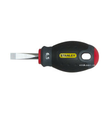 Викрутка плоска STANLEY "FatMax Stubby" : шліц SL6,5 х 30 мм