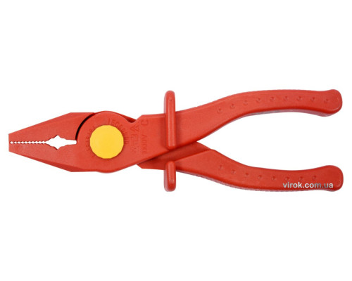 Плоскогубці комбіновані YATO Хр-Ван l=200 мм діелектрично ізольовані до 1000 В [6/48]