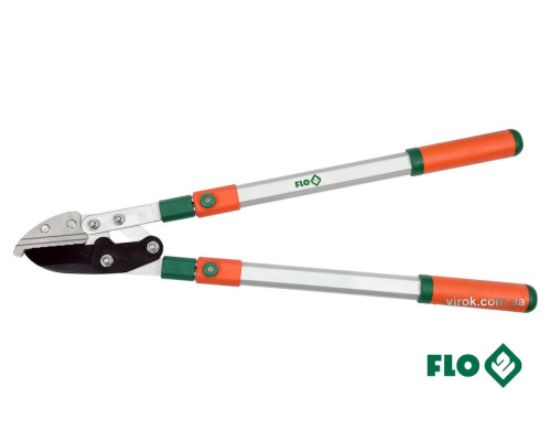 Секатор до гілок телескопічний, алюмінієвий FLO Ø≤ 40 мм, l= 690- 1030 мм [6/144]