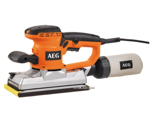 Шліфмашина вібраційна мережева AEG: 440 Вт, платформа- 114 x 226 мм (4935419280) (FS280) DW