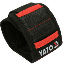 Пояс наручний з 2 кишенями, магнетизований YATO, 340х 90 мм, з нейлона [50]