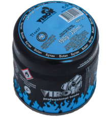 Балон газовий 1-разовий VIROK пробивний. 190g/330ml. type 200 BUTAN (E417) [48]