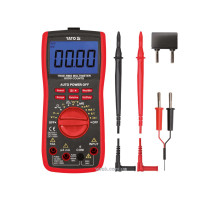 Мультиметр для измерения электрических параметров YATO с LCD-дисплеем и проводниковыми контактами. [20]