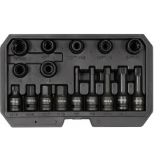 Набір знарядь для ремонту гальмівних колодок YATO: тримач- 1/2", 16 елем. [5]