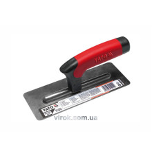 Терка гладилка венеціанська YATO :  L= 200x80 мм. нержавіюча [20]