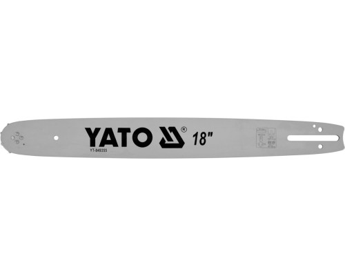 Шина для пили YATO l= 18"/ 45 см (62 ланки)Нап.Тов-0,322" (8.2мм)для ланц---YT-84956, YT-84960 [20]