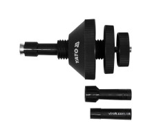 Устройство для центровки дисков сцепления YATO Ø=15-28 мм, с 3 регулировочными втулками [12/24]