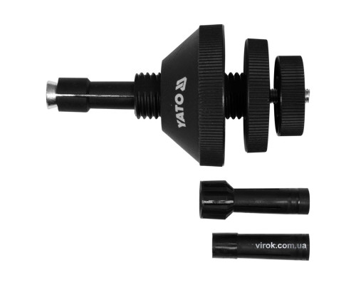 Устройство для центровки дисков сцепления YATO Ø=15-28 мм, с 3 регулировочными втулками [12/24]