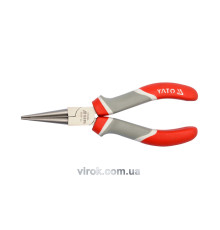 Круглогубці нікельовані YATO : L= 160 мм [6/60]