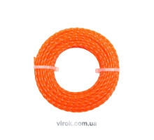 Жилка для тримера квадрат кручений FLO : 2,7 мм х 15 м [10/120]